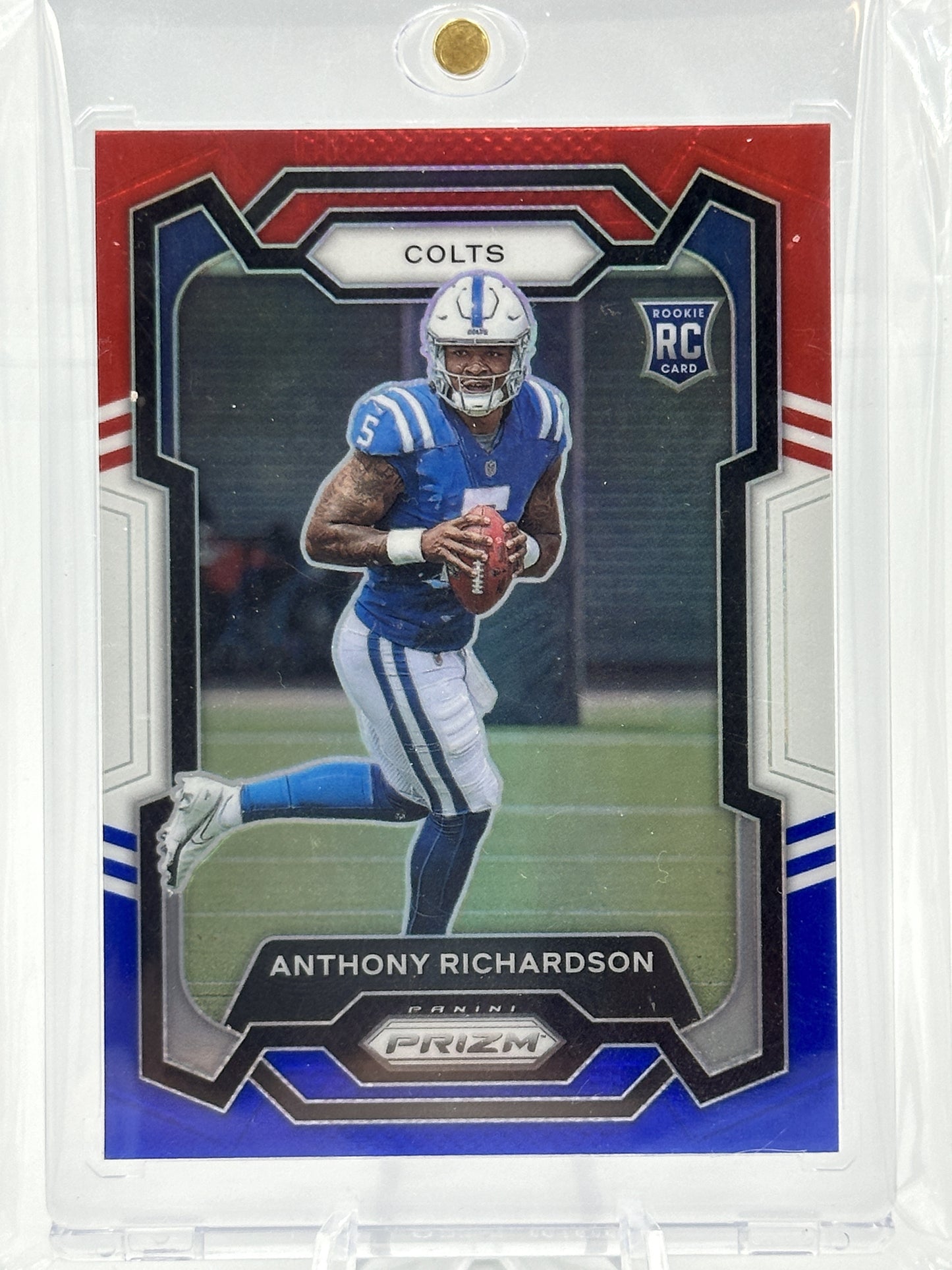 2023 Panini Prizm #343 Anthony Richardson Red White and Blue