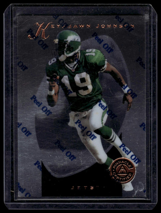 1997 Pinnacle Certified #22 Keyshawn Johnson