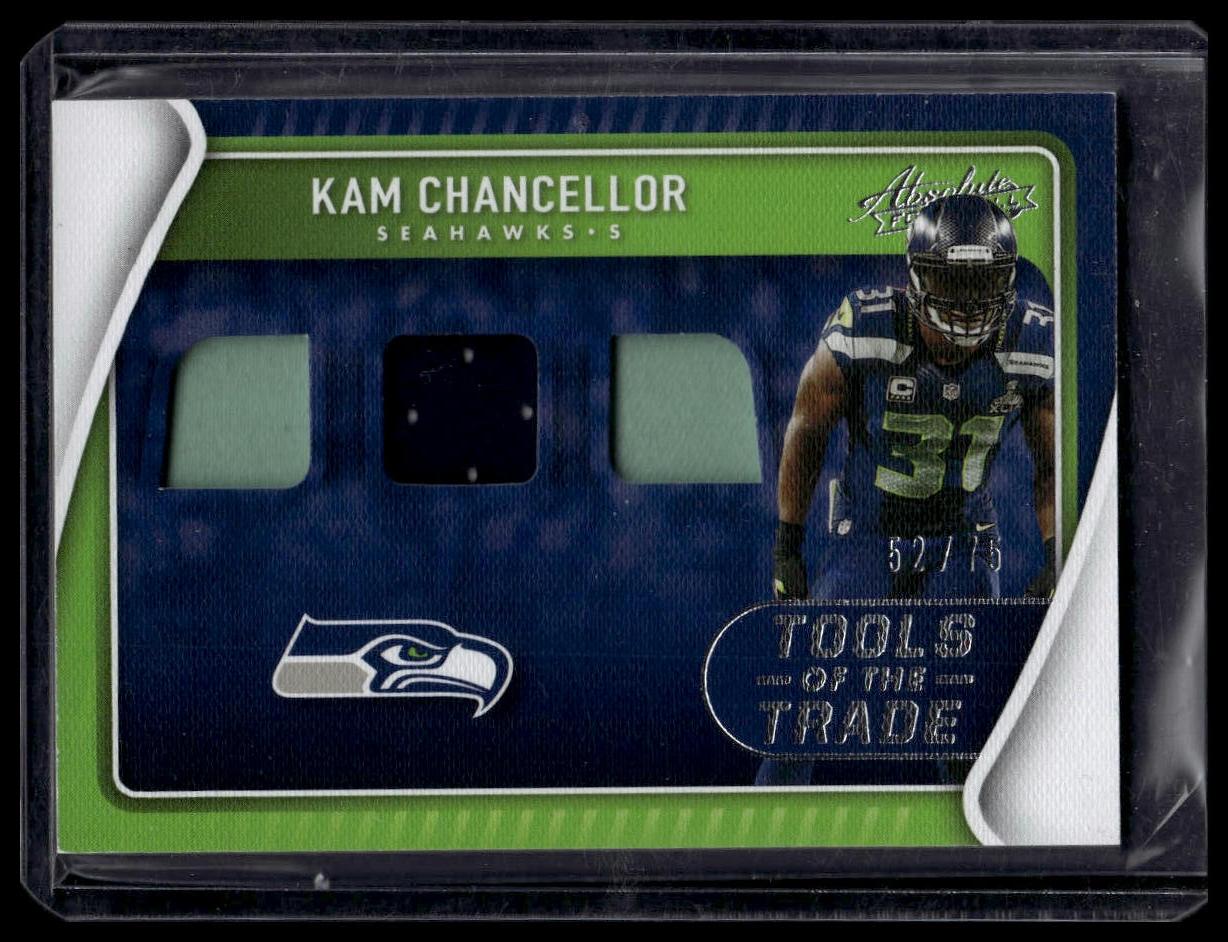 2021 Panini Absolute #TTD23 Kam Chancellor Tools of the Trade Double #/99