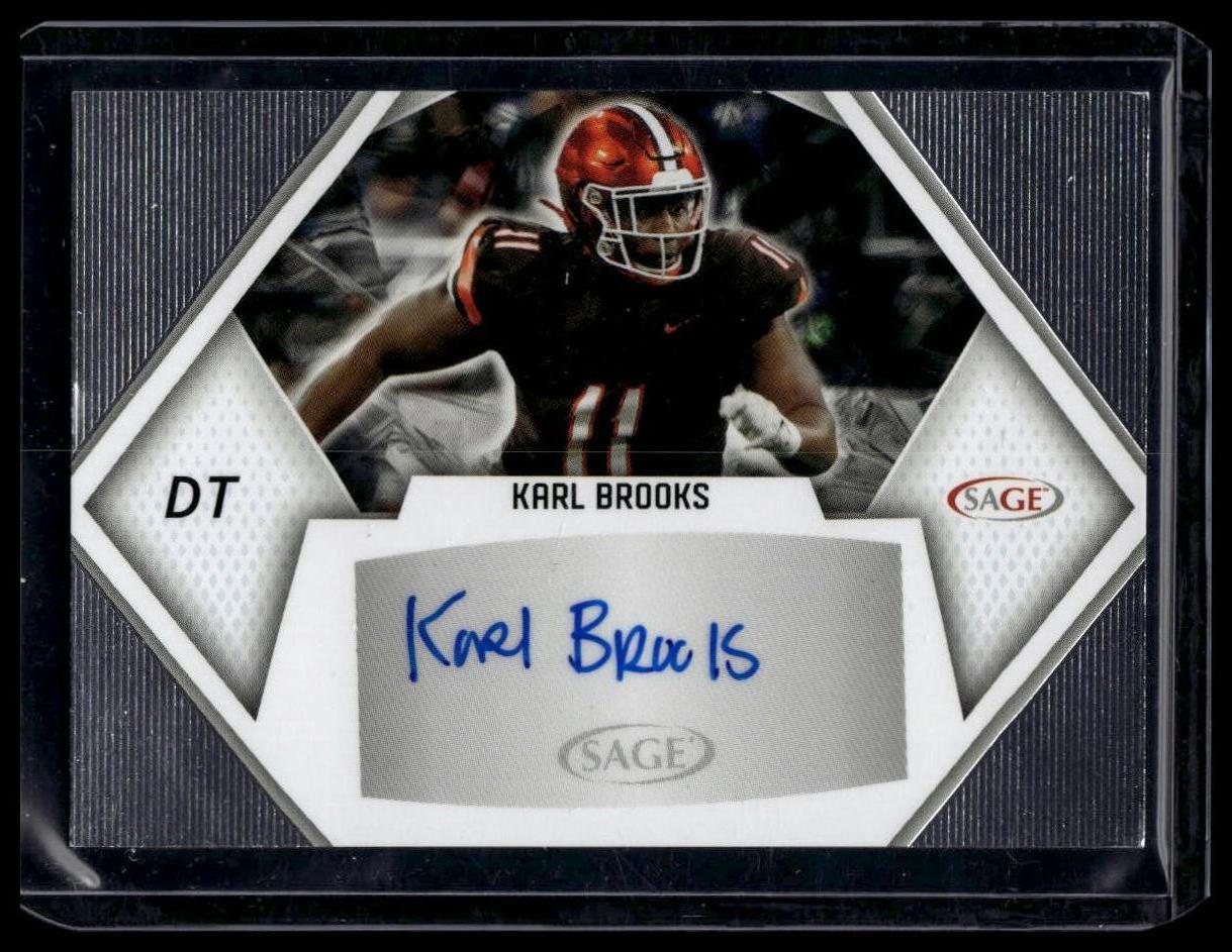 2023 SAGE HIT #A-KB2 Karl Brooks Autographs