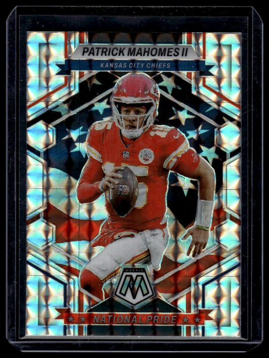 2023 Panini Mosaic #251 Patrick Mahomes II Silver National Pride