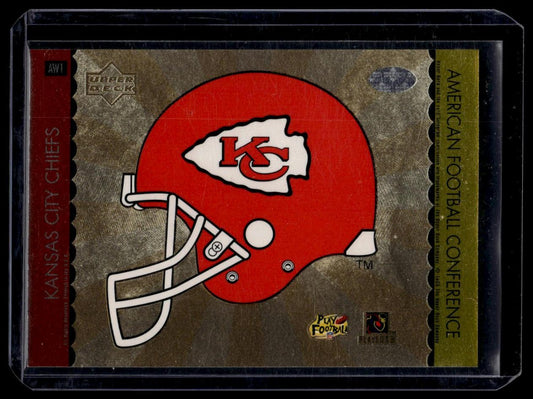 1988 Panini Stickers #92 Kansas City Chiefs Helmet