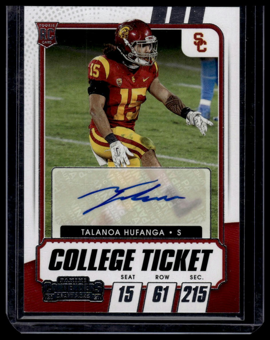 2021 Panini Contenders Draft Picks #242 Talanoa Hufanga