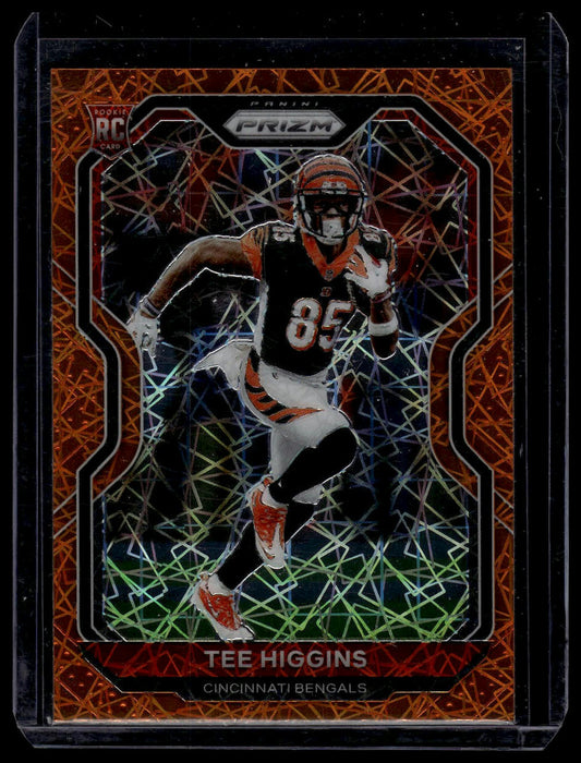 2020 Panini Prizm #308 Tee Higgins Prizm Lazer