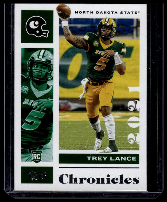 2021 Panini Chronicles Draft Picks #3 Trey Lance