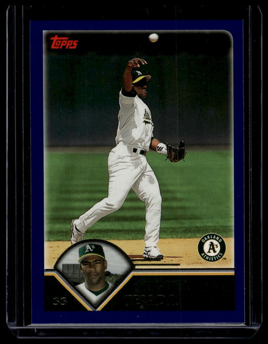 2003 Topps #77 Miguel Tejada Black #/52