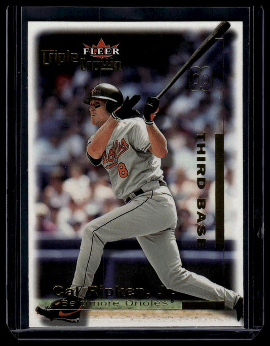 2001 Fleer Triple Crown #46 Cal Ripken, Jr. Purple