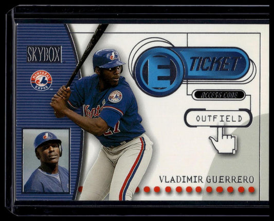 2000 SkyBox: E-Ticket #12ET Vladimir Guerrero