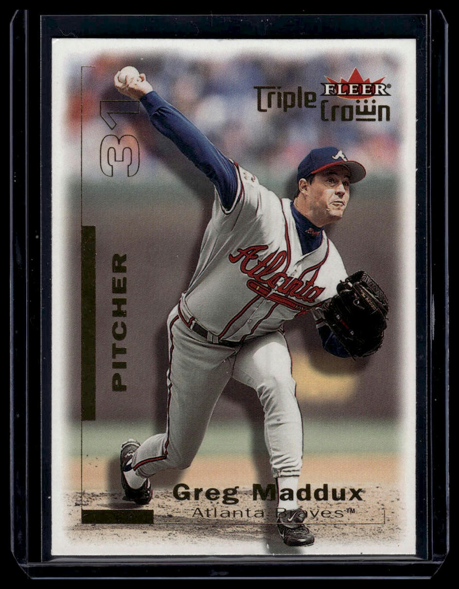 2001 Fleer Triple Crown #158 Greg Maddux