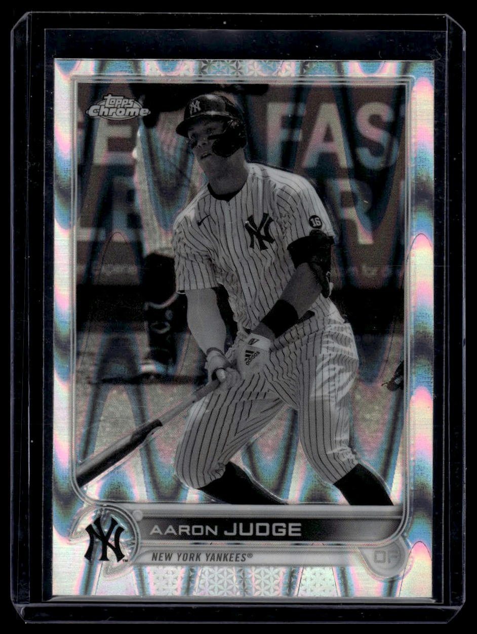 2022 Topps Chrome #99 Aaron Judge Negative Refractor