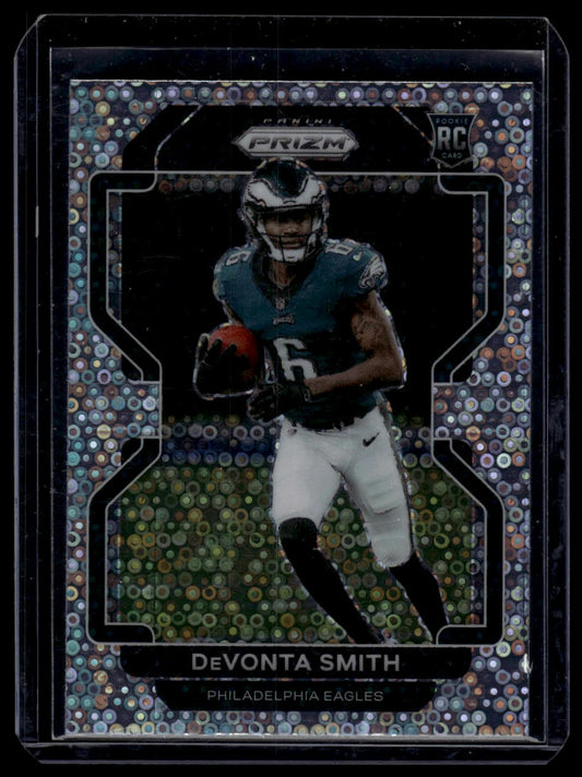 2021 Panini Prizm #V-335 DeVonta Smith Rookie Variations Prizms No Huddle