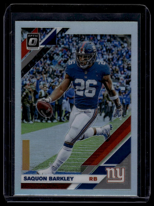 2019 Donruss Optic #70 Saquon Barkley Holo