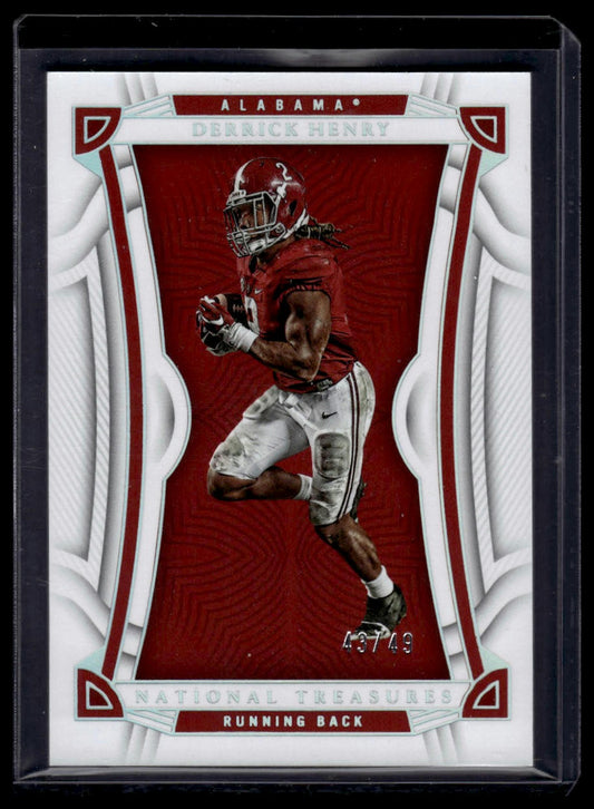 2023 Panini National Treasures Collegiate: Century Silver #23 Derrick Henry #/49