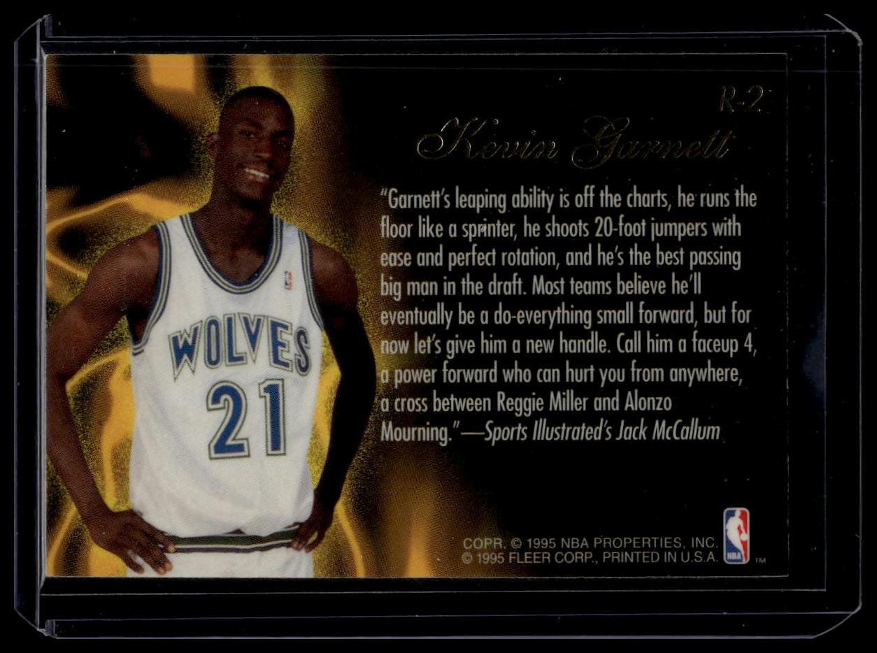 1995-96 Flair #R-2 Kevin Garnett Class of '95