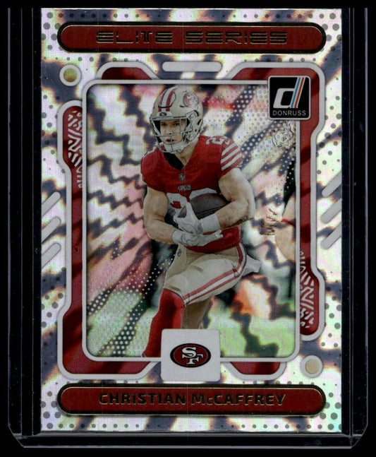 2023 Donruss #ES-13 Christian McCaffrey The Elite Series