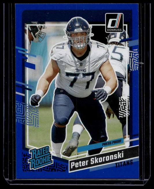 2023 Donruss #395 Peter Skoronski