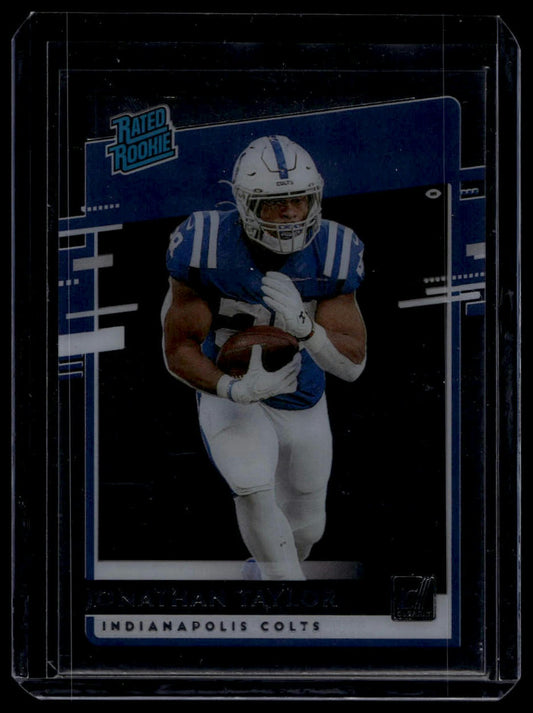 2020 Panini Chronicles #RR-JT Jonathan Taylor Clearly Donruss Rated Rookies