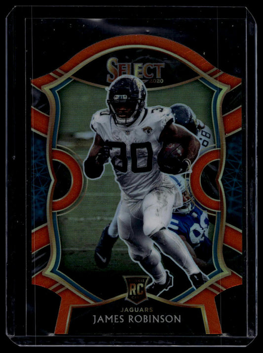 2020 Panini Select #88 James Robinson Orange Prizm Die Cut