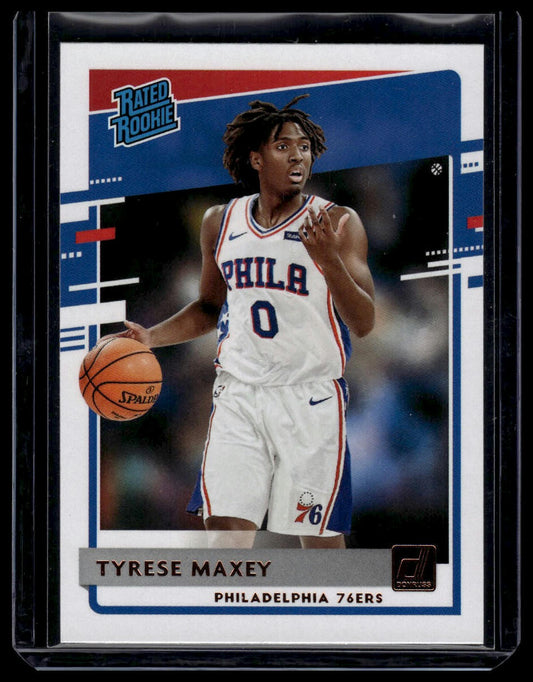 2020-21 Donruss #211 Tyrese Maxey