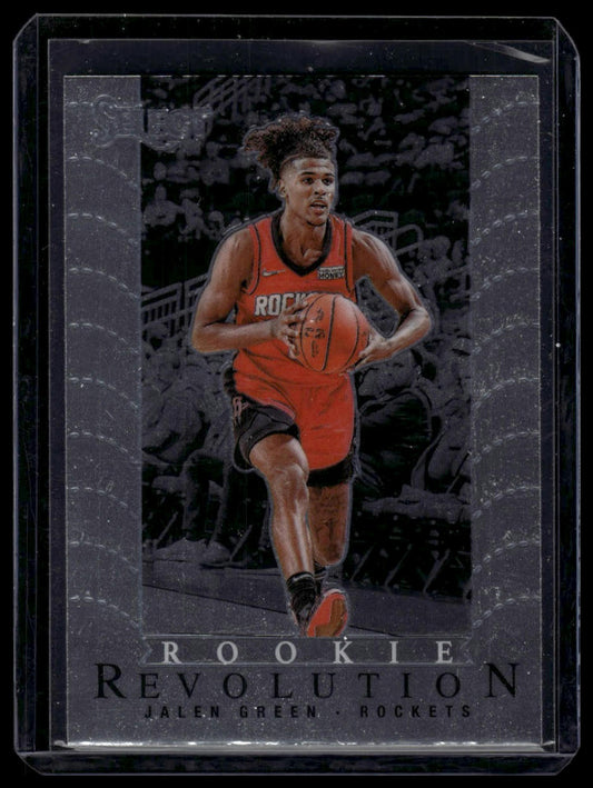 2021-22 Panini Select #18 Jalen Green Rookie Revolution