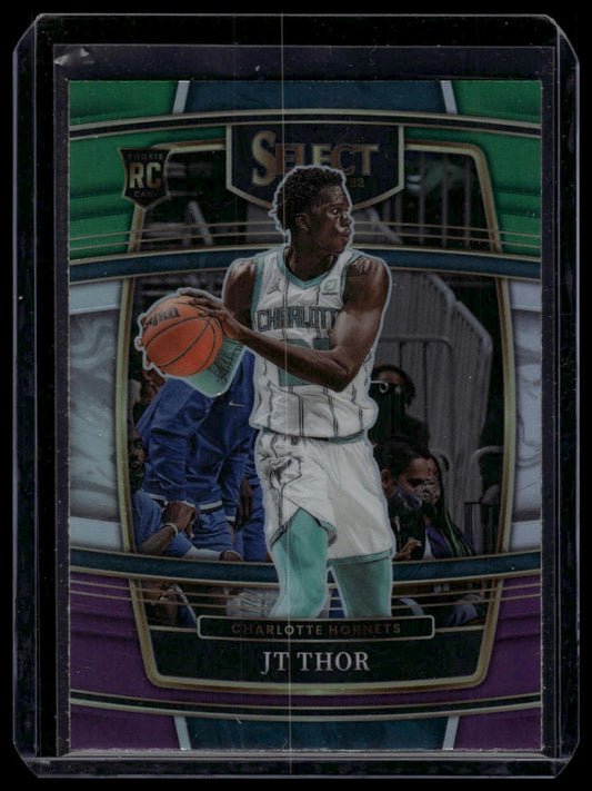 2021-22 Panini Select #78 JT Thor Green White Purple Prizms