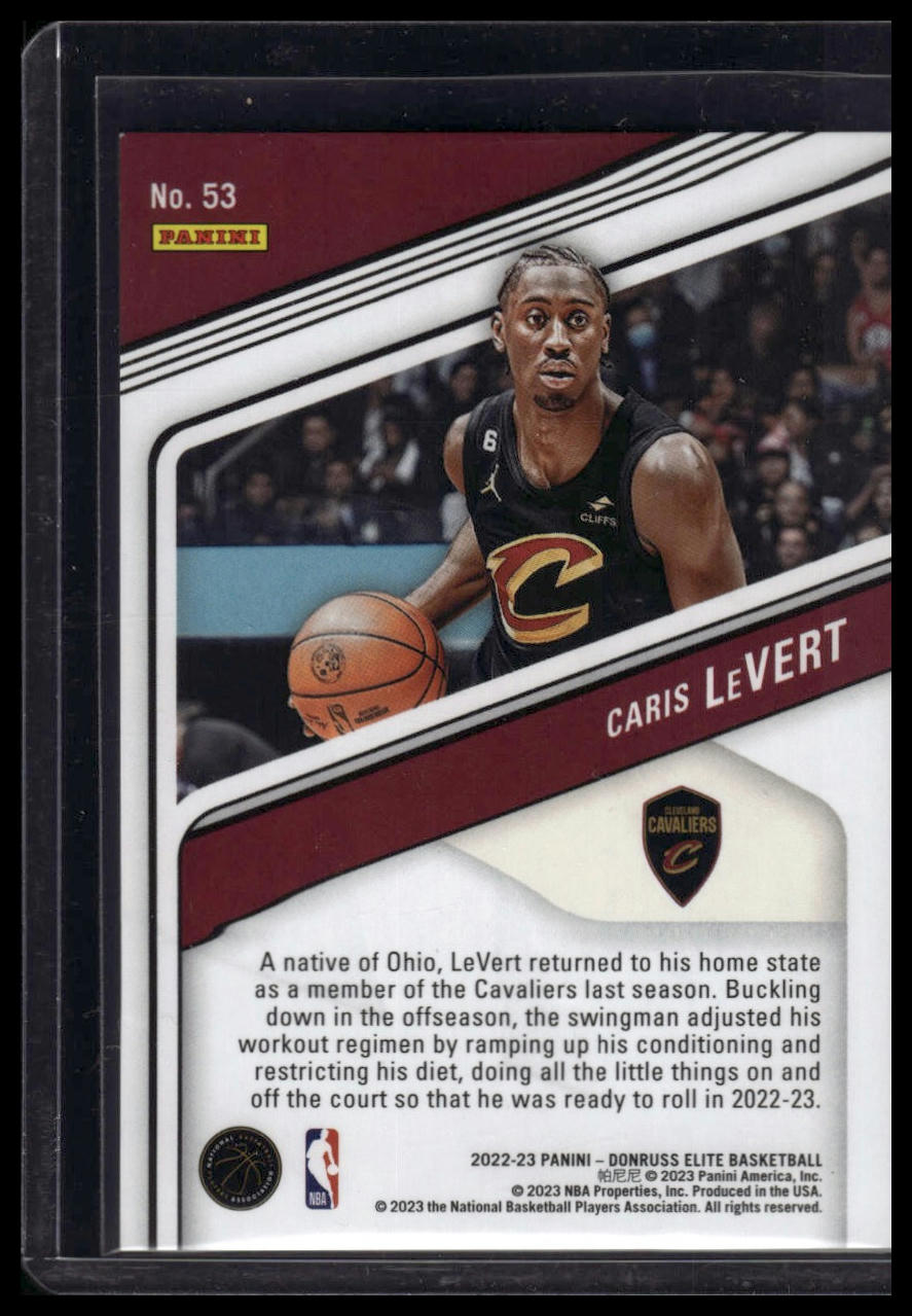 2022-23 Donruss Elite #53 Caris LeVert Blue #/99