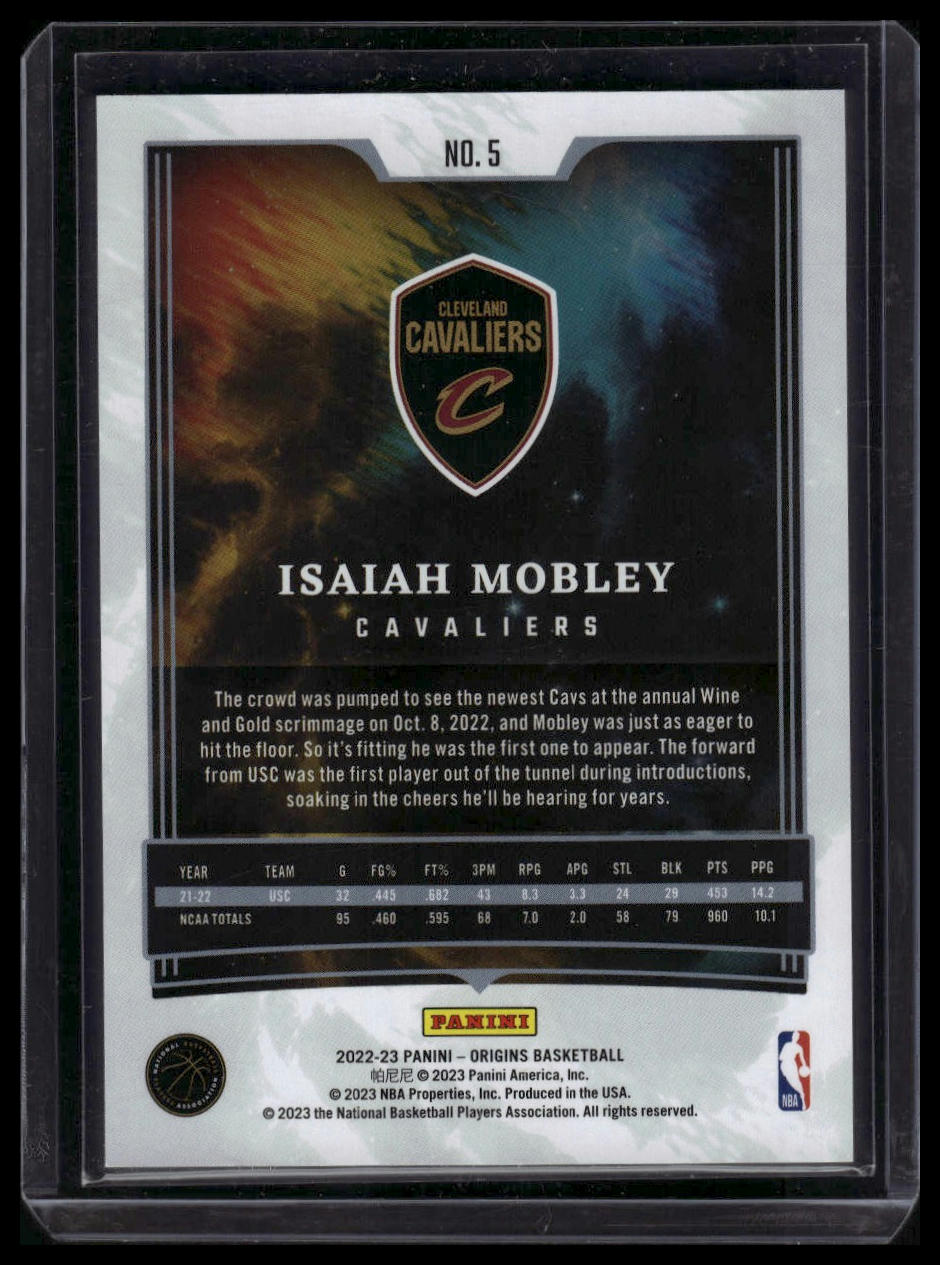 2022-23 Panini Origins #5 Isaiah Mobley