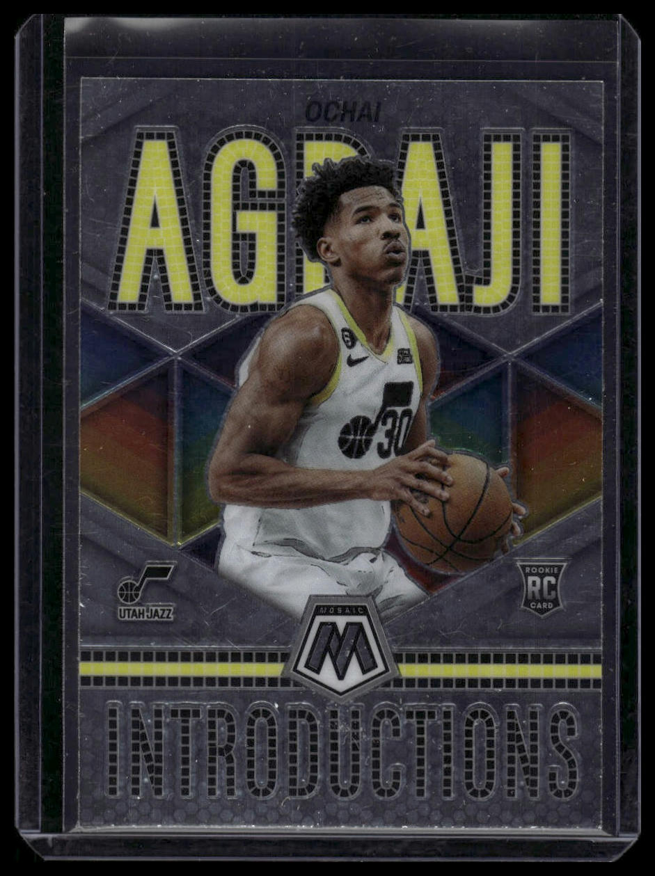 2022-23 Panini Mosaic #14 Ochai Agbaji Introductions