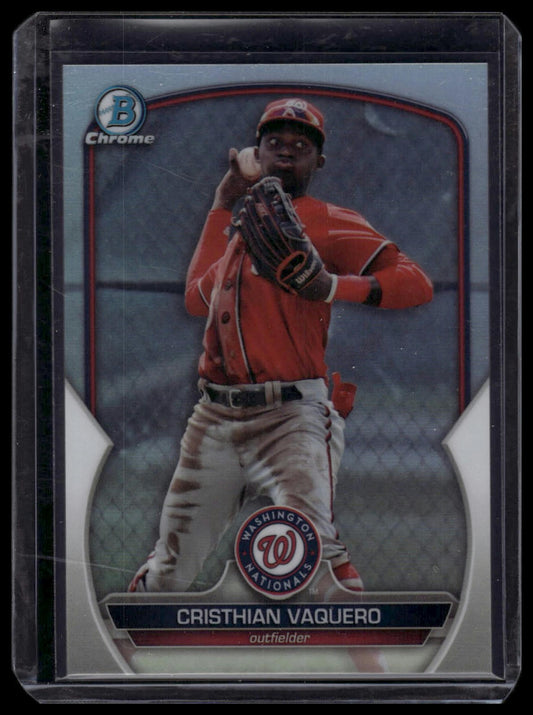 2023 Bowman Chrome #BCP-209 Cristhian Vaquero Chrome Prospects Refractor #/499