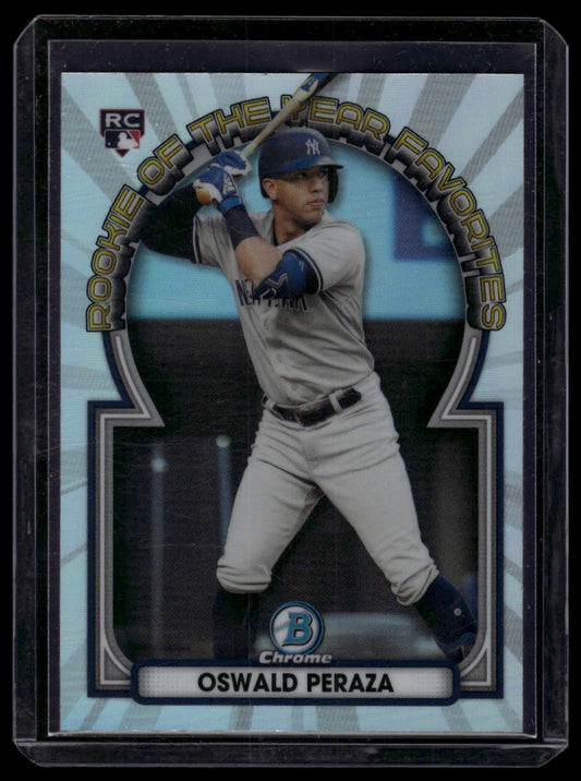 2023 Bowman #ROYF-13 Oswald Peraza Rookie of the Year Favorites