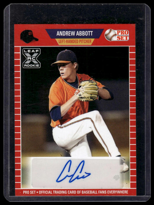 2021 Pro Set #PS-AA2 Andrew Abbott Autographs