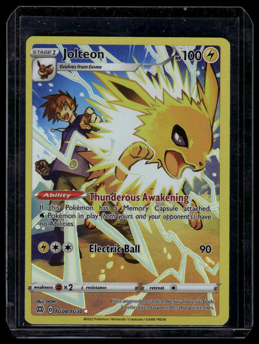 SWSH09: Brilliant Stars Trainer Gallery #TG04/TG30 Jolteon