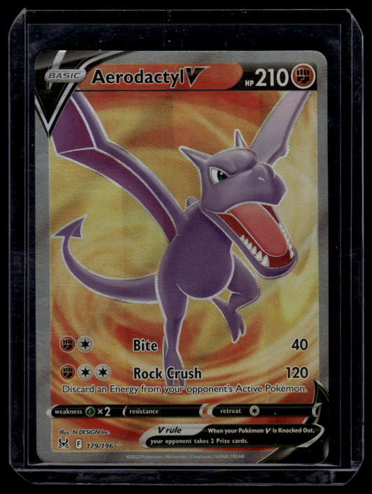 SWSH11: Lost Origin #179/196 Aerodactyl V (Full Art)