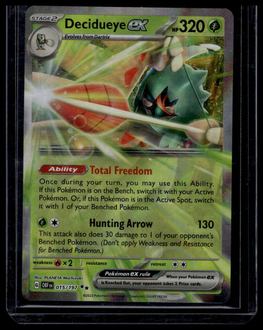 SV03: Obsidian Flames #015/197 Decidueye ex