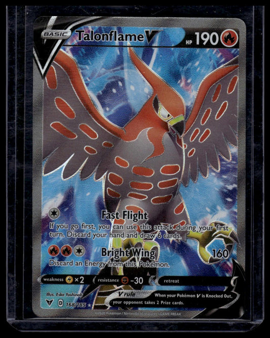 SWSH04: Vivid Voltage #168/185 Talonflame V (Full Art)