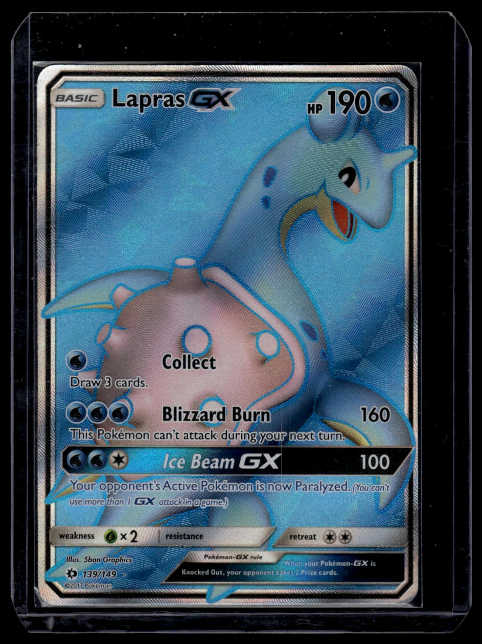 SM Base Set #139/149 Lapras GX (Full Art)