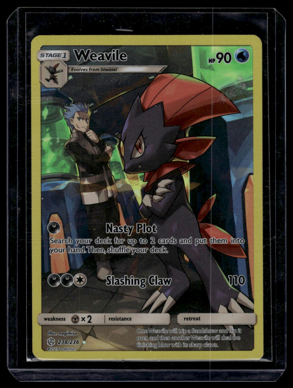 SM: Cosmic Eclipse #238/236 Weavile (Secret)