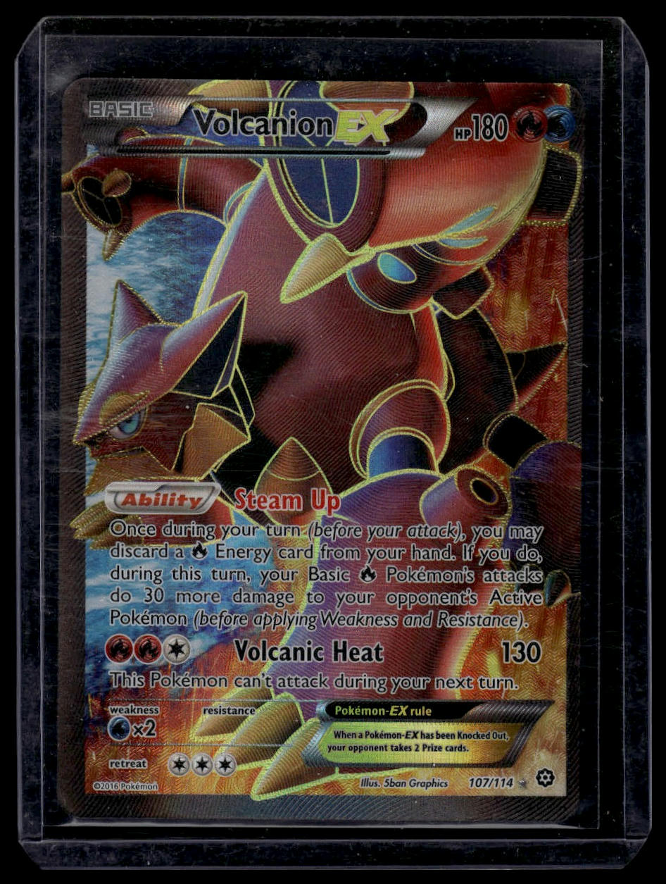 XY: Steam Siege #107/114 Volcanion EX (Full Art)