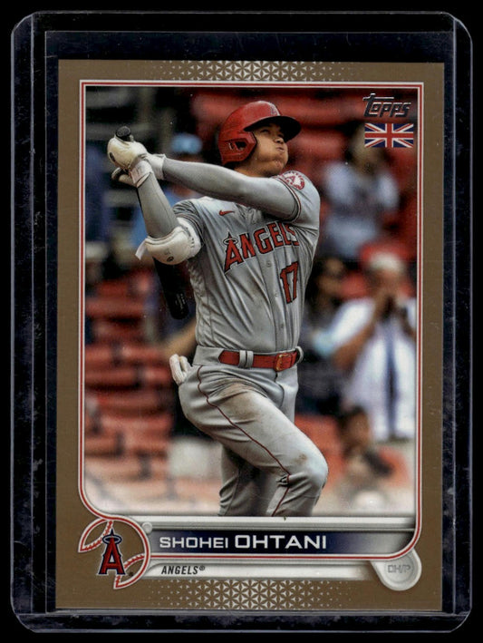 2022 Topps UK Edition #1 Shohei Ohtani Gold #/25