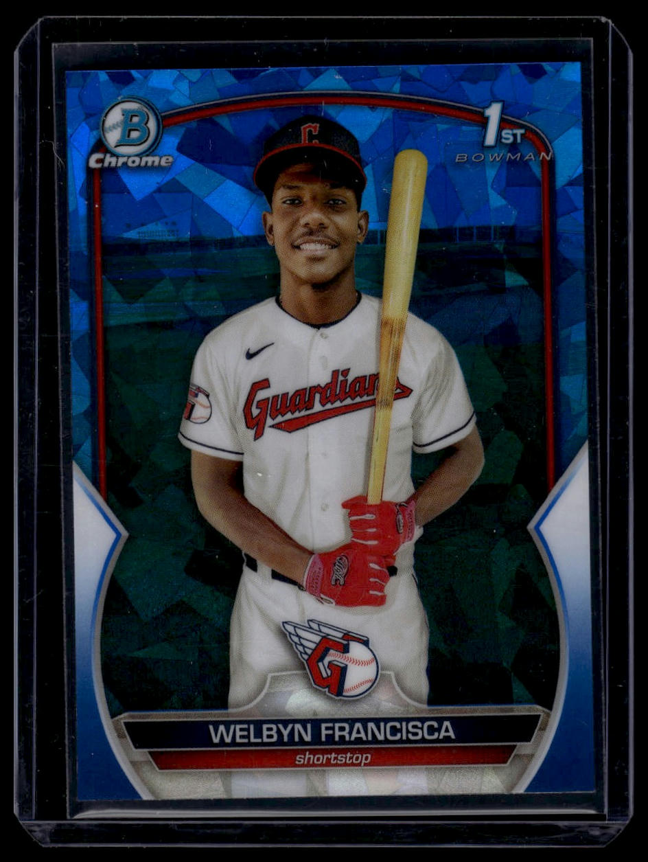 2023 Bowman Chrome #BCP-228 Welbyn Francisca Chrome Prospects Blue Refractor